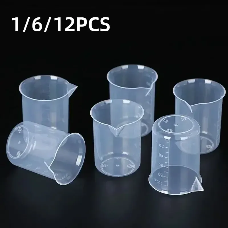 Gobelets mélange plastique 100 ml pour résine époxy