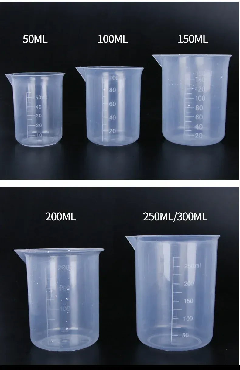 Gobelets mélange plastique 100 ml pour résine époxy