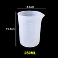 Gobelets mesure silicone 30 à 1000 ml pour résine bijoux – Couleur 250ML