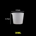Gobelets mesure silicone 30 à 1000 ml pour résine bijoux – Couleur 30ML