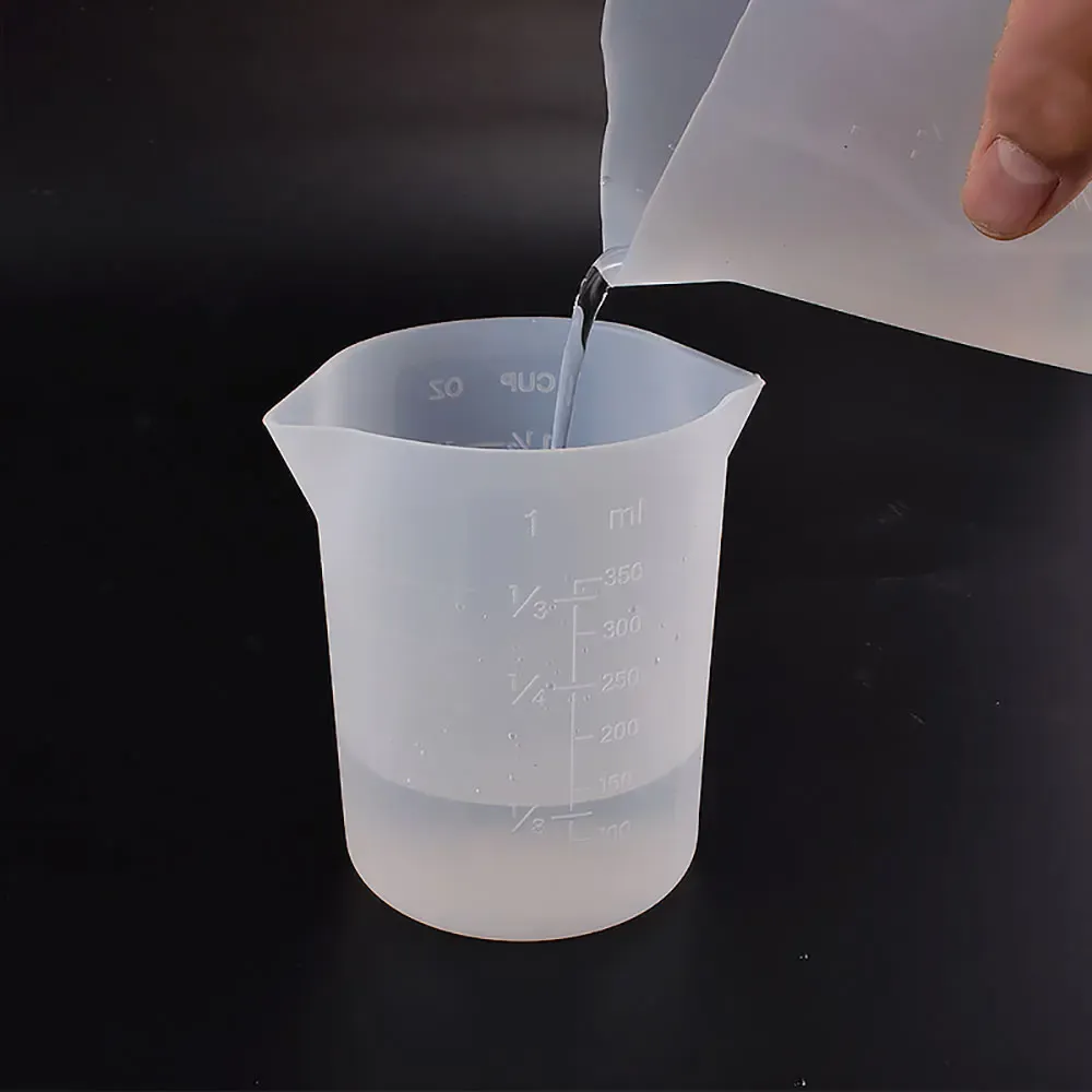 Gobelets mesure silicone 30 à 1000 ml pour résine bijoux