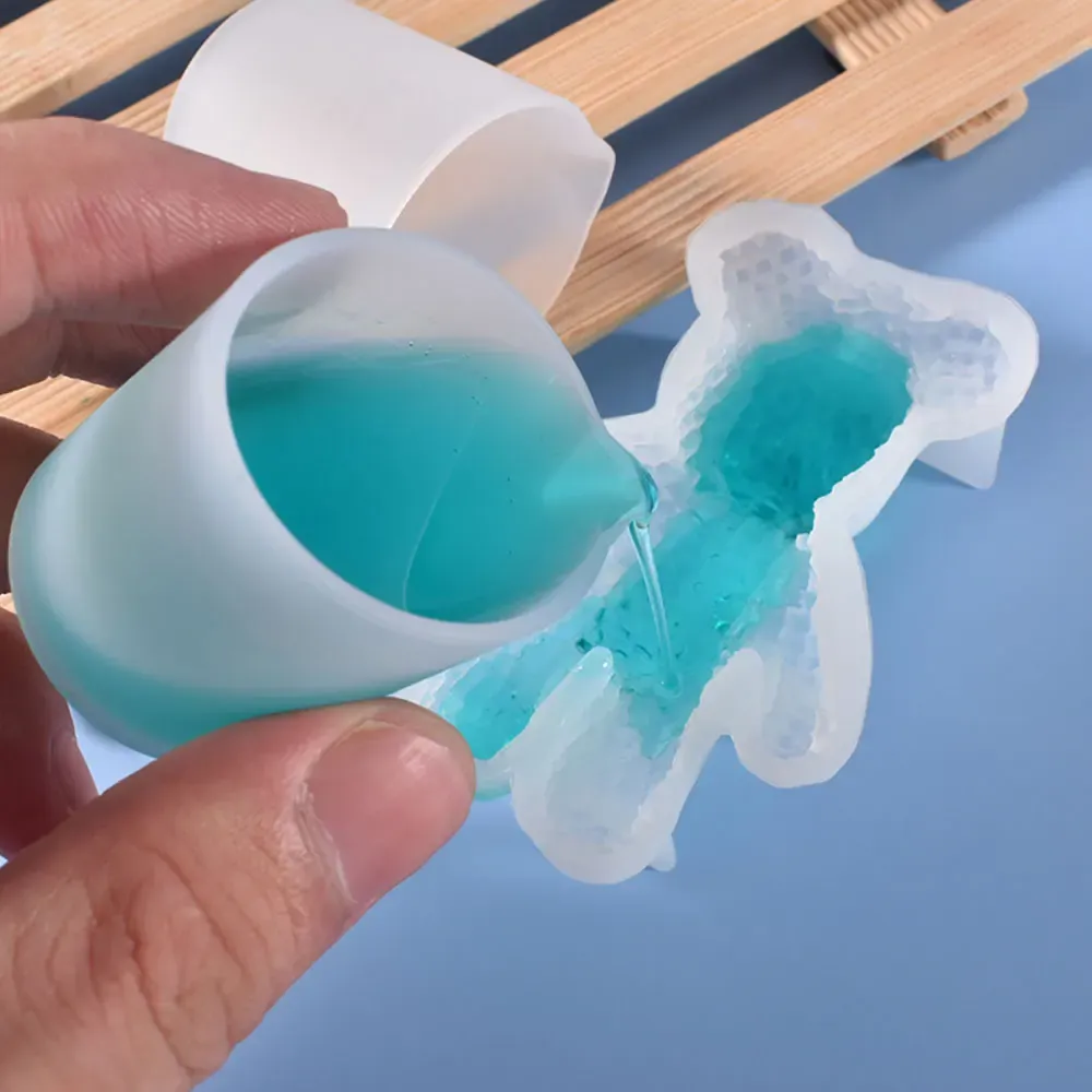 Gobelets mesure silicone 30 à 1000 ml pour résine bijoux