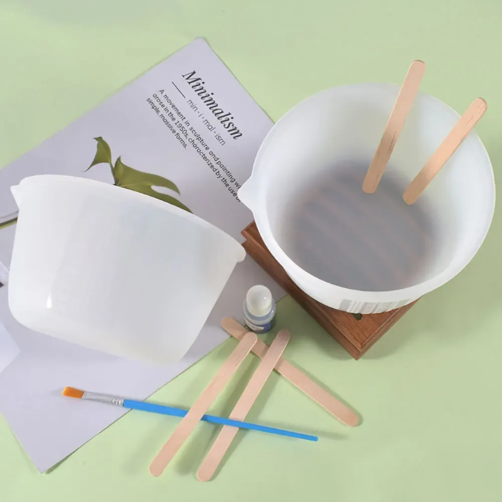Gobelets mesure silicone 30 à 1000 ml pour résine bijoux
