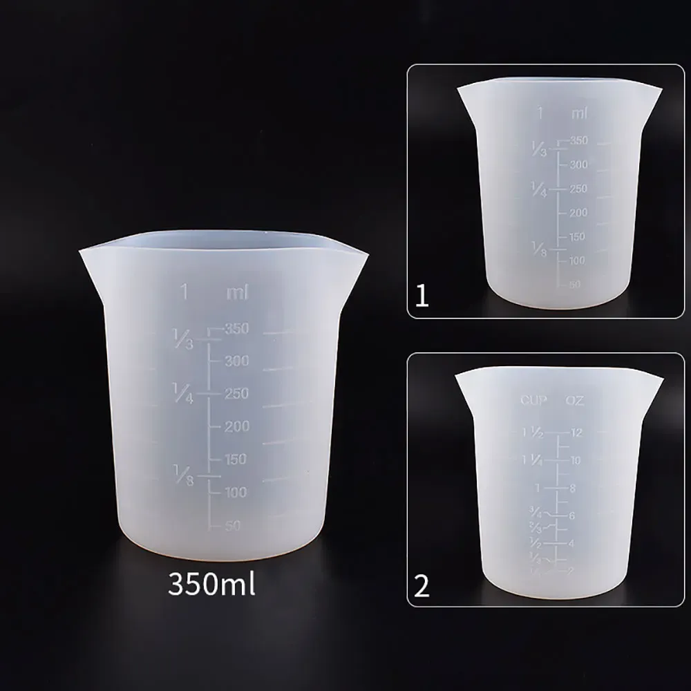 Gobelets mesure silicone 30 à 1000 ml pour résine bijoux