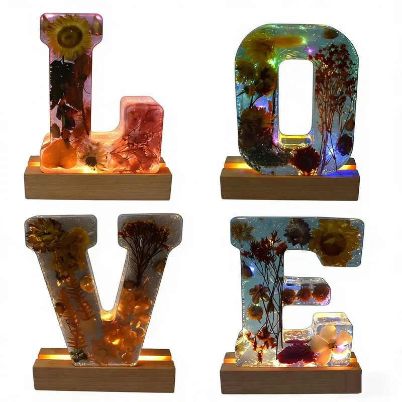 Grand moule silicone lettres alphabet pour décoration maison