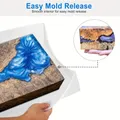 Grand moule silicone rectangulaire pour table rivière résine – 3