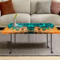 Grand moule silicone rectangulaire pour table rivière résine – 4
