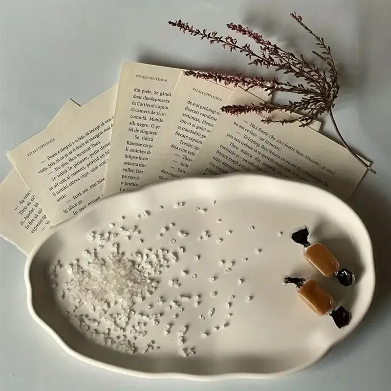 Grand moule silicone rond pour plateau bijoux