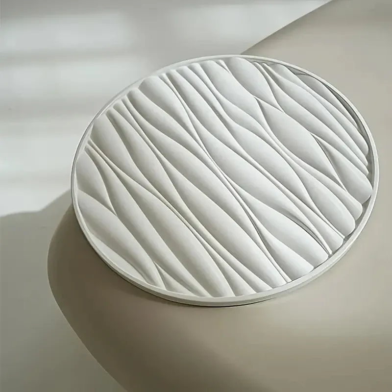 Grand moule silicone rond pour plateau bijoux