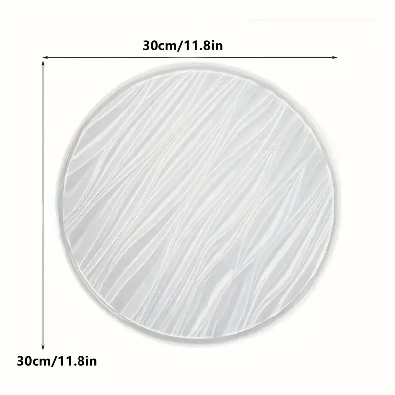 Grand moule silicone rond pour plateau bijoux