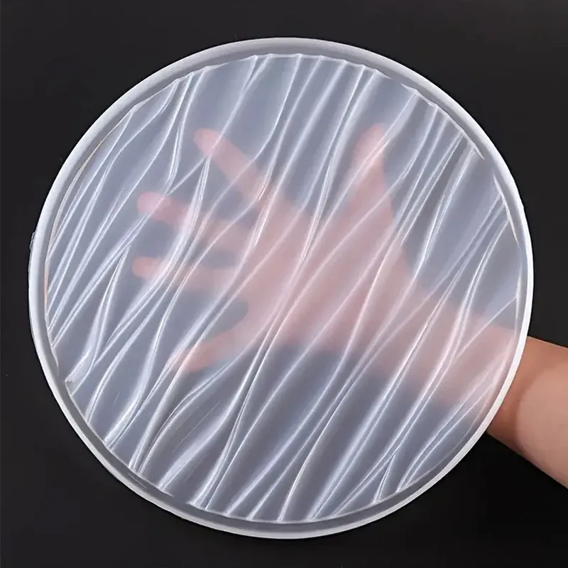 Grand moule silicone rond pour plateau bijoux