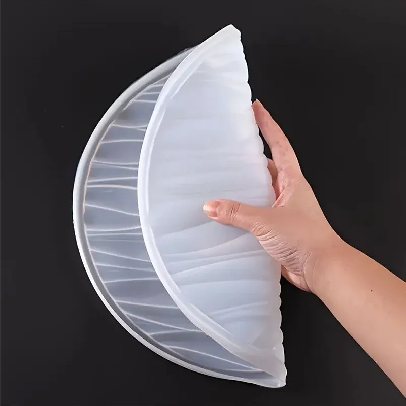 Grand moule silicone rond pour plateau bijoux