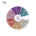 Granulés métal coloré pour remplissage résine et bijoux – Couleur 12grid set2
