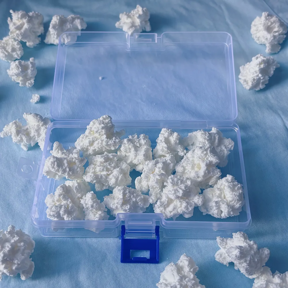Kit 10 g argile blanche effet nuage pour résine et porte-clés