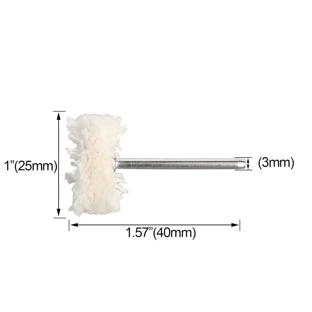 Kit 10 roues polissage coton abrasif pour résine