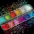Kit 12 compartiments paillettes lettres pour résine – 2