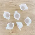 Kit 12 gobelets mélange résine silicone réutilisables – Couleur 12pcs