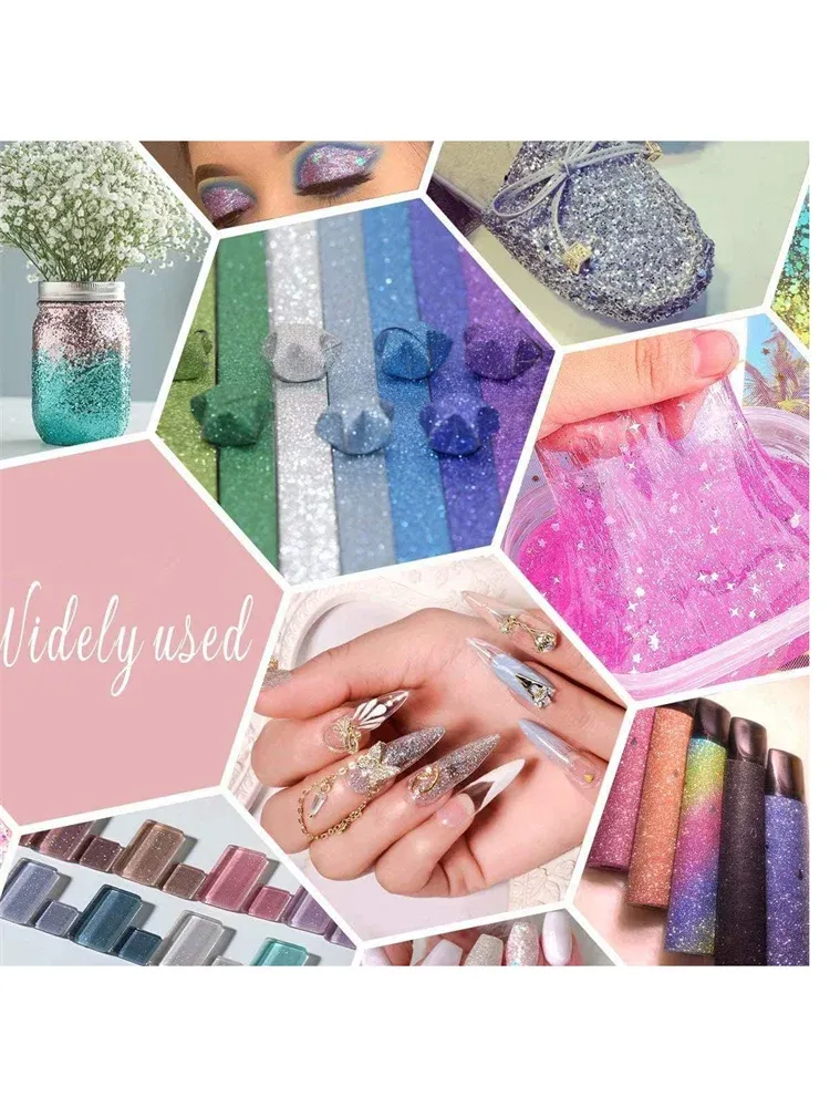 Kit 12 pots paillettes extra fines pour résine