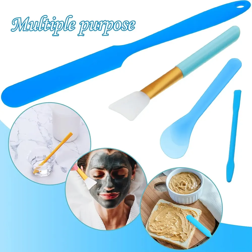 Kit 12 tiges mélange résine silicone et cuillères