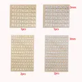 Kit 2 décorations résine transparentes chats et lettres – Couleur 6PCS Set04