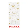Kit 2 décorations résine transparentes chats et lettres – Couleur Cat