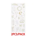 Kit 2 décorations résine transparentes chats et lettres – Couleur Dandelion