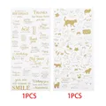 Kit 2 décorations résine transparentes chats et lettres – Couleur Wishes Cat