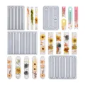 Kit 21 pièces moules silicone marque-page résine pour bijoux – 2