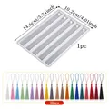 Kit 21 pièces moules silicone marque-page résine pour bijoux – Couleur 21Pcs Mold04