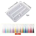 Kit 21 pièces moules silicone marque-page résine pour bijoux – Couleur 21Pcs Mold01