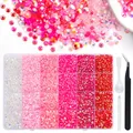 Kit 24 grilles strass résine pour nail art – Couleur 24grid mixcolorA set