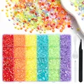 Kit 24 grilles strass résine pour nail art – Couleur 24grid mixcolorE set