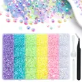 Kit 24 grilles strass résine pour nail art – Couleur 24grid mixcolorG set