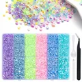Kit 24 grilles strass résine pour nail art – Couleur 24grid mixcolorH set