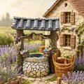 Kit 3 puits miniatures vintage jardin – 2