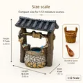 Kit 3 puits miniatures vintage jardin – 5