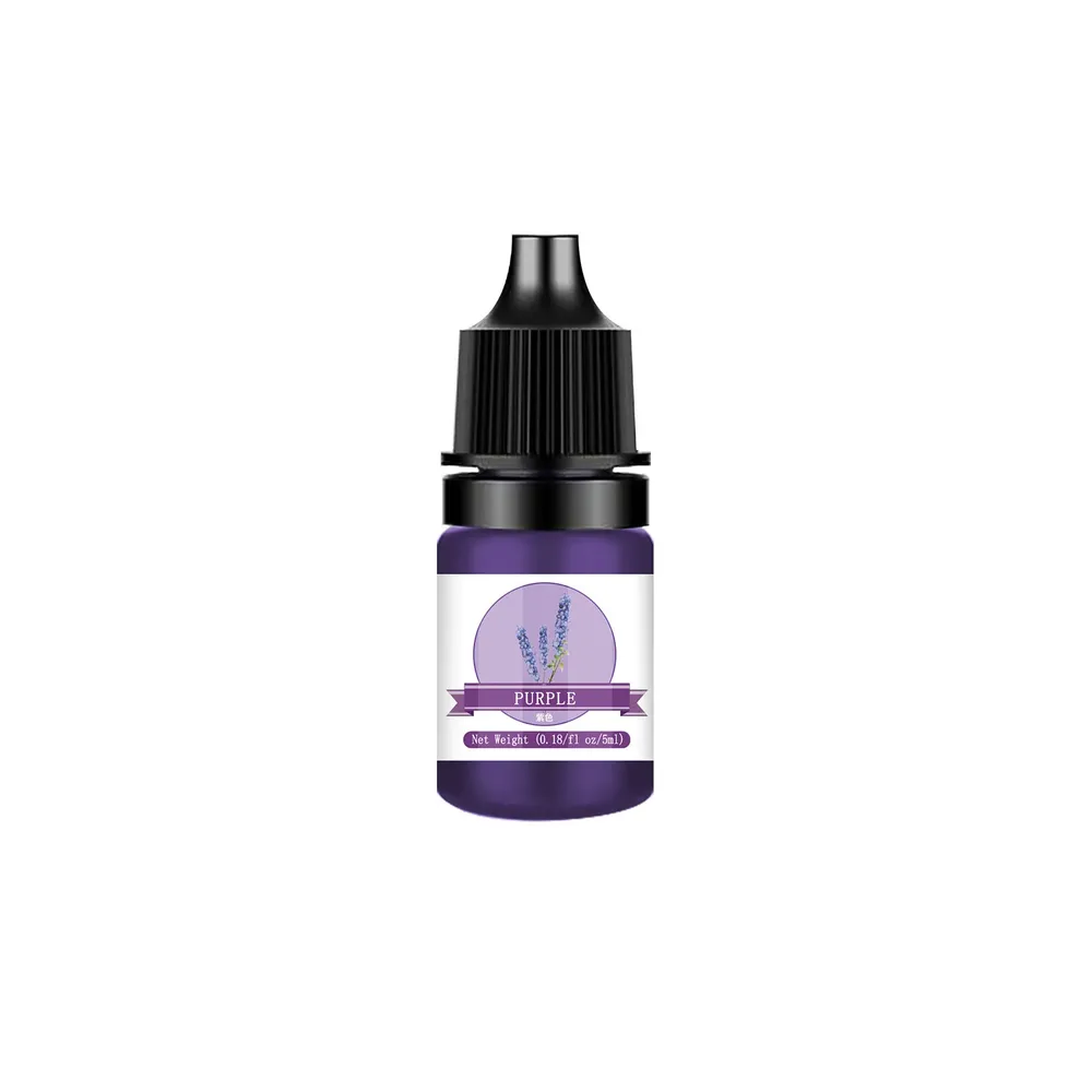 Kit 30 pigments résine époxy 5 ml pour bijoux et artisanat