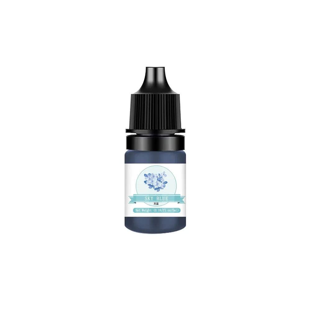Kit 30 pigments résine époxy 5 ml pour bijoux et artisanat