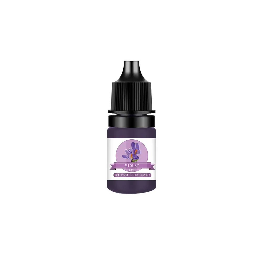 Kit 30 pigments résine époxy 5 ml pour bijoux et artisanat