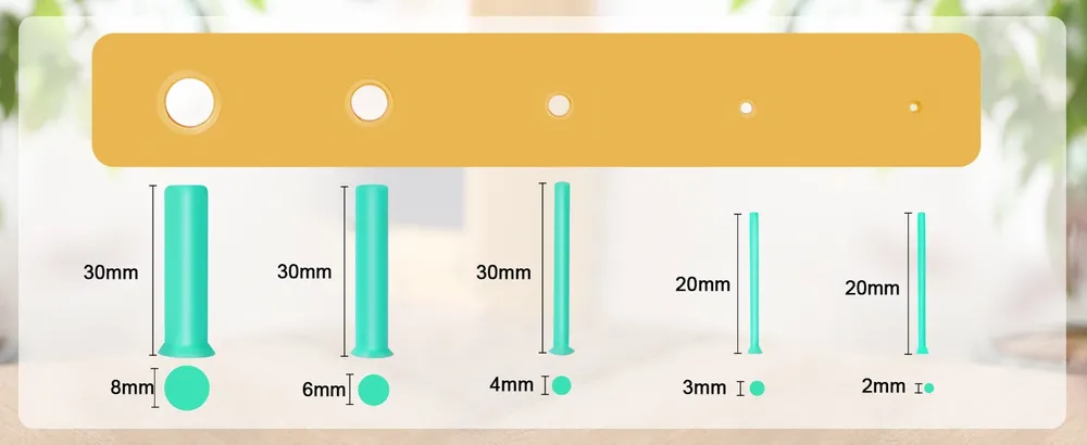 Kit 35 perforateurs résine 2 mm à 8 mm