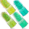 Kit 4 pièces paillettes fines 1 mm pour résine et bijoux – Couleur A12