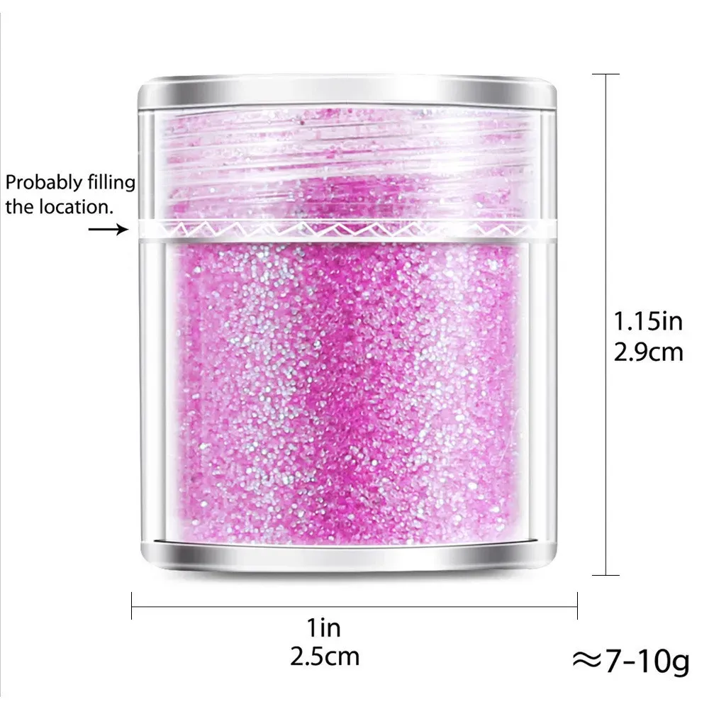 Kit 4 pièces paillettes fines 1 mm pour résine et bijoux