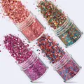 Kit 4 pièces paillettes fines 1 mm pour résine et bijoux – Couleur Jaune (A7)