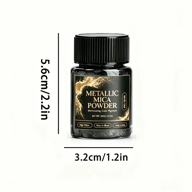 Kit 4 poudres mica métallisées 20 ml pour résine