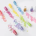 Kit 48 flacons paillettes résine cœur étoile micro perles pour bijoux – 4