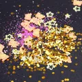 Kit 48 flacons paillettes résine cœur étoile micro perles pour bijoux – 5
