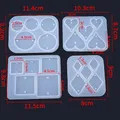 Kit 5 moules bijoux géométriques pour pendentifs décoratifs – 4