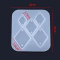 Kit 5 moules bijoux géométriques pour pendentifs décoratifs – Couleur Rhombus