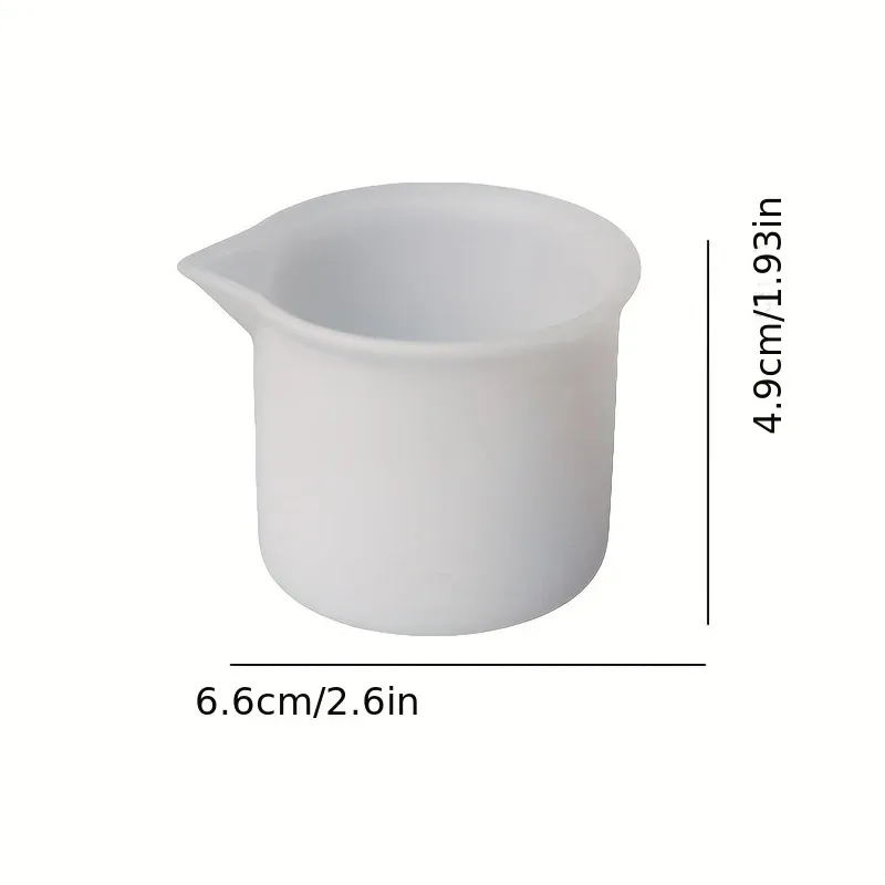 Kit 5 tasses mesure silicone 50 ml résine époxy