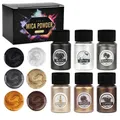 Kit 6 à 30 pigments poudre mica pour résine époxy – Couleur 1490668-6 colors